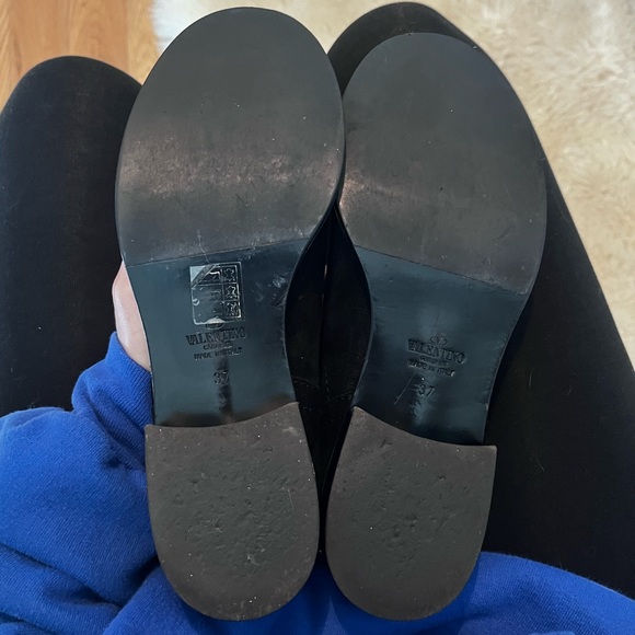 VALINTINO SUEDE RUFFLE OVER THE KNEE BOOT - Picture 16 of 16